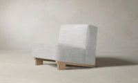 The Remsen Chair - Performance Textured Tweed Snow