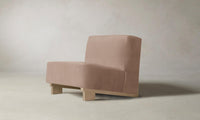 The Remsen Chair - Performance Velvet Dusty Rose