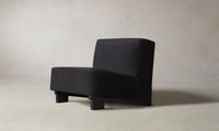 The Remsen Chair - Performance Velvet Flannel