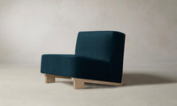 The Remsen Chair - Performance Velvet Lagoon