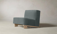 The Remsen Chair - Performance Velvet Seafoam