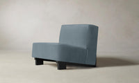 The Remsen Chair - Performance Velvet Sky