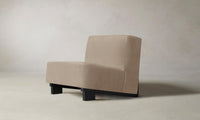 The Remsen Chair - Performance Velvet Taupe