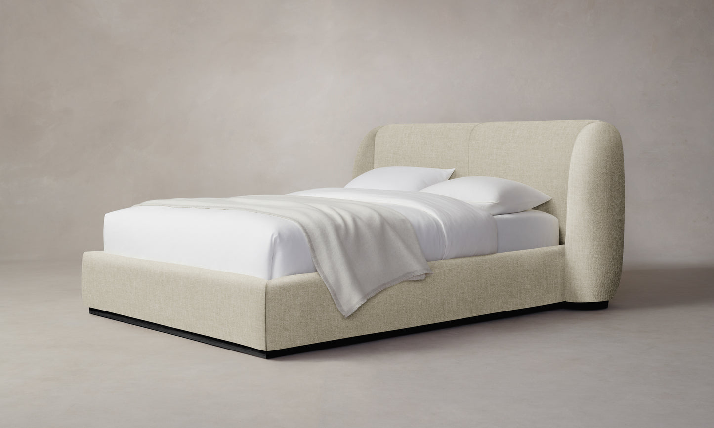 The Smith Bed - Belgian Linen Alder