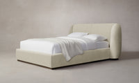 The Smith Bed - Belgian Linen Alder