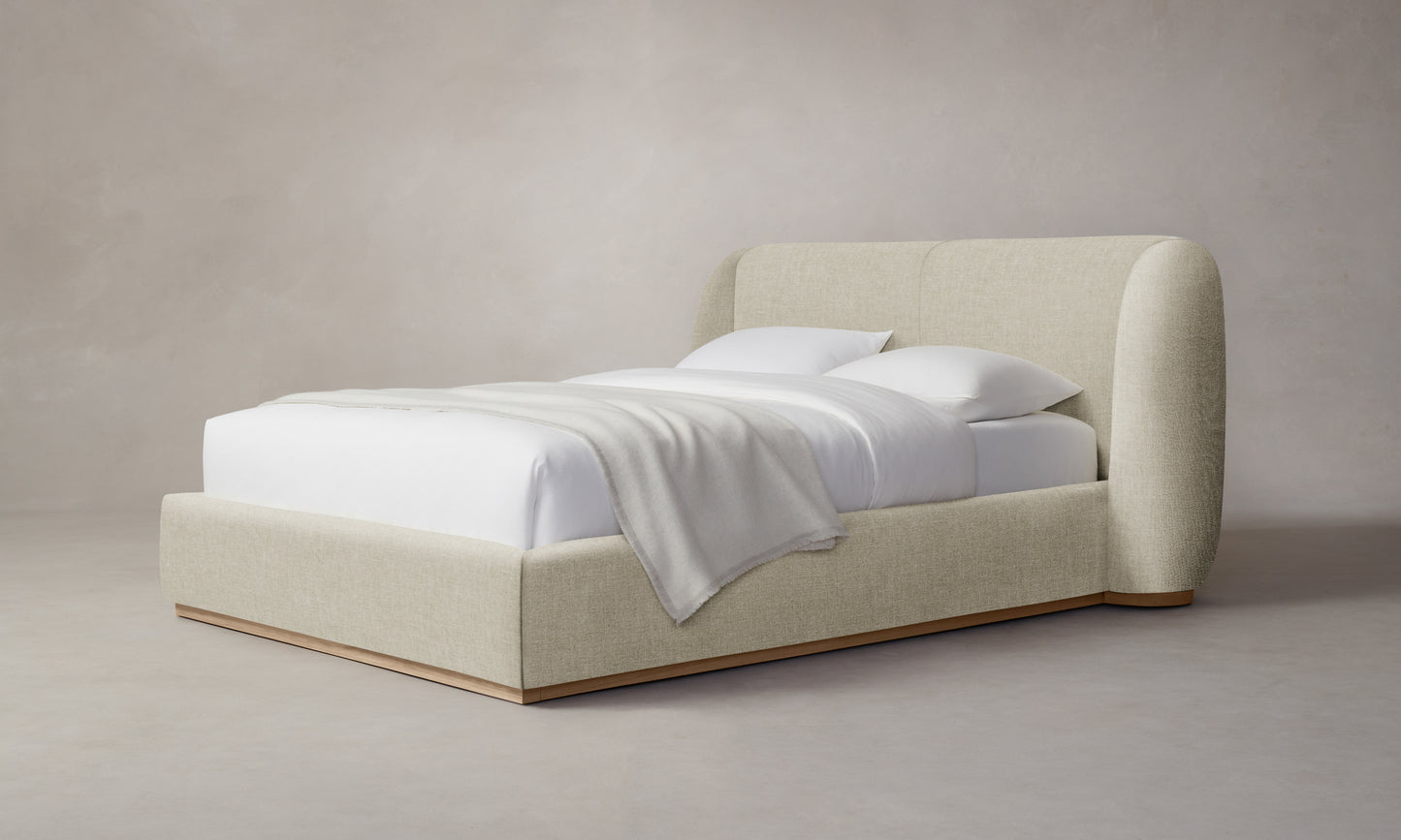 The Smith Bed - Belgian Linen Alder