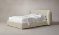 The Smith Bed - Belgian Linen Alder