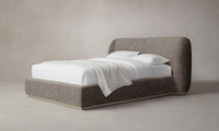 The Smith Bed - Belgian Linen Carob