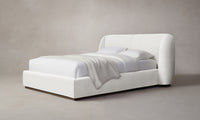 The Smith Bed - Belgian Linen Egret