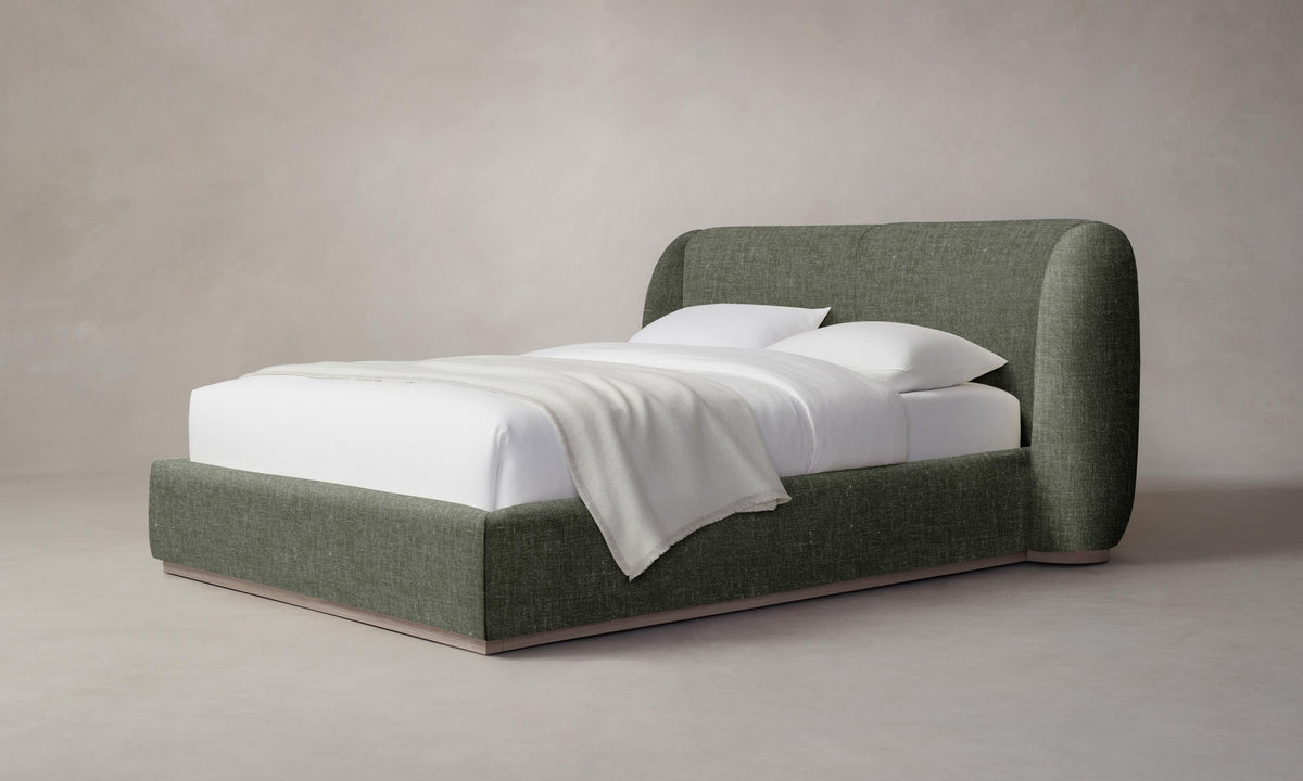 The Smith Bed - Heritage Belgian Linen Thyme