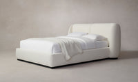 The Smith Bed - Italian Bouclé White