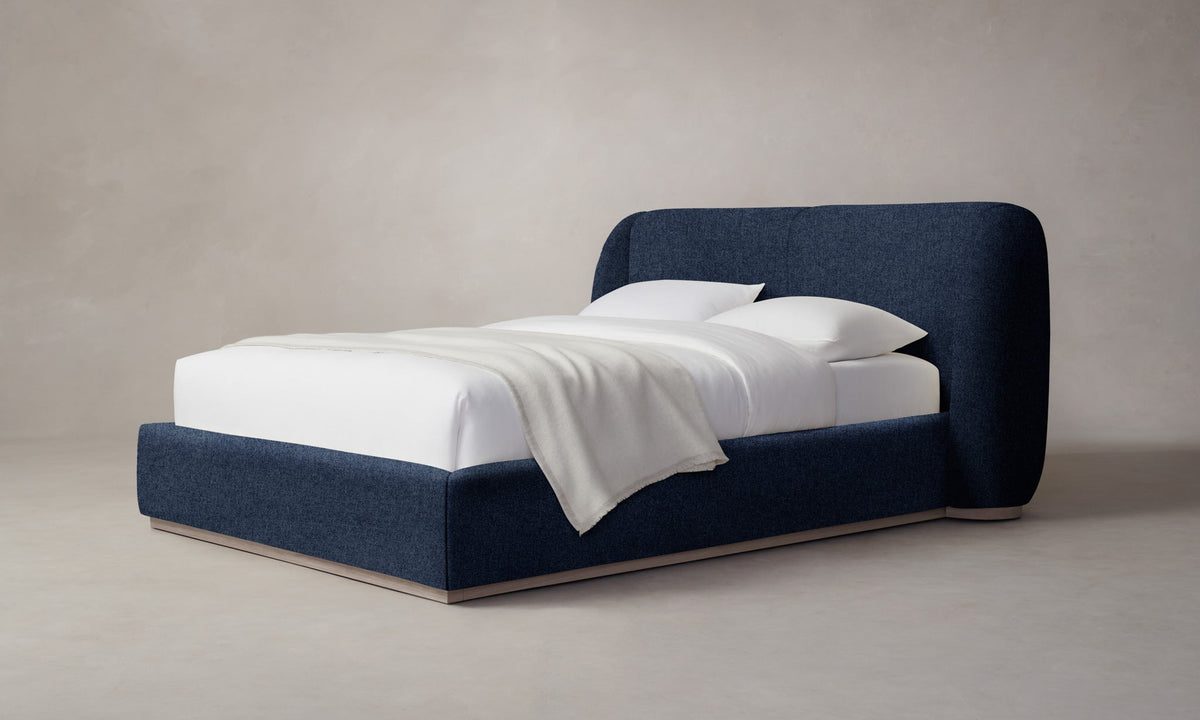 The Smith Bed - Italian Brushed Wool Harbor