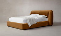 The Smith Bed - Mohair Brown Sugar