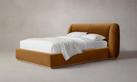 The Smith Bed - Mohair Brown Sugar