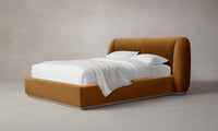 The Smith Bed - Mohair Brown Sugar