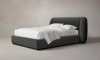 The Smith Bed - Performance Velvet Slate