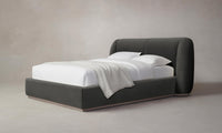 The Smith Bed - Performance Velvet Slate