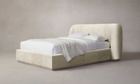 The Smith Bed - Tuscan Leather Bisque