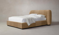 The Smith Bed - Tuscan Leather Camel