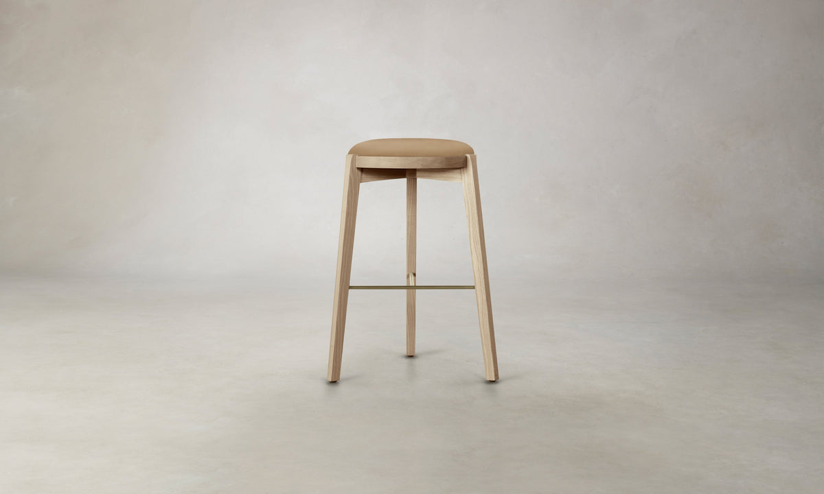 The Stanton Bar & Counter Stool - Costa Leather Ridge