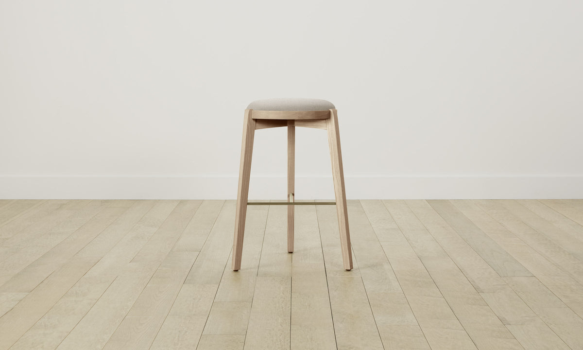 The Stanton Bar & Counter Stool - Heritage Belgian Linen Summit