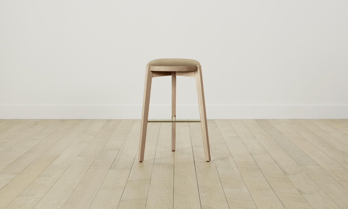 The Stanton Bar & Counter Stool - Mohair Almond