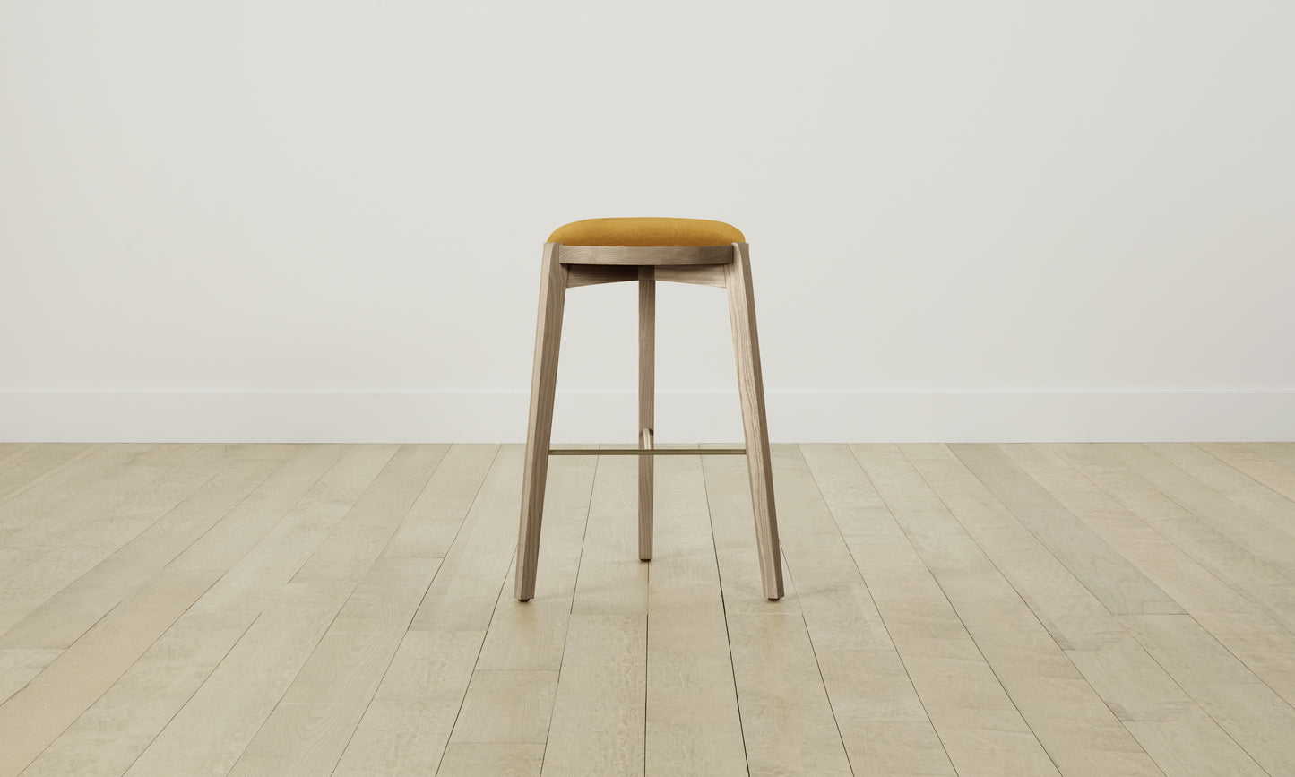 The Stanton Bar & Counter Stool - Mohair Amber