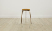 The Stanton Bar & Counter Stool - Mohair Amber