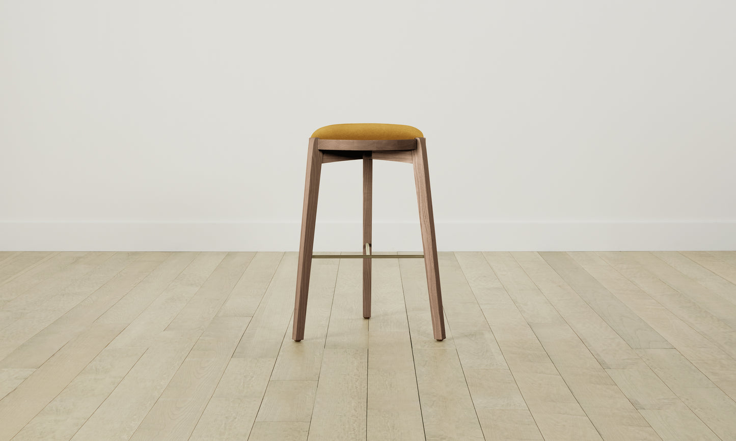 The Stanton Bar & Counter Stool - Mohair Amber