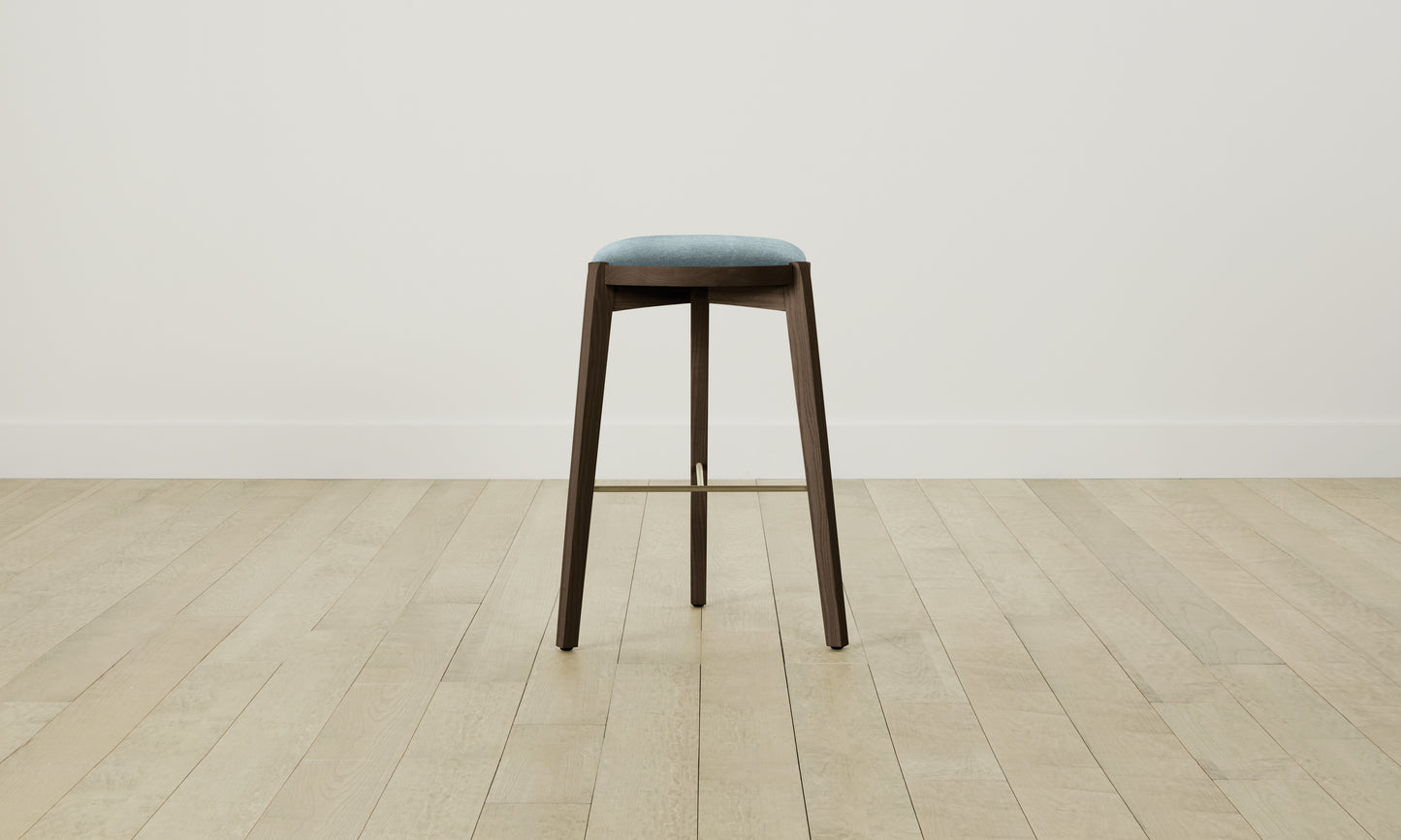 The Stanton Bar & Counter Stool - Mohair Slate Blue