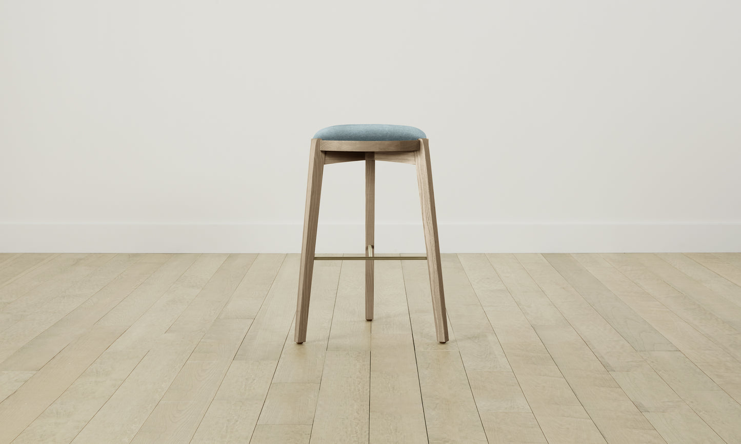 The Stanton Bar & Counter Stool - Mohair Slate Blue