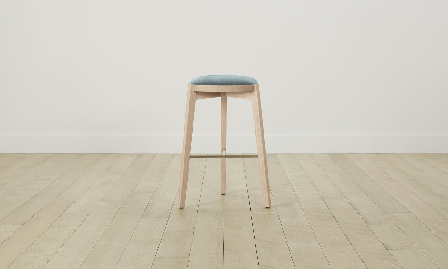 The Stanton Bar & Counter Stool - Mohair Slate Blue