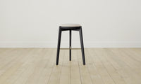 The Stanton Bar & Counter Stool - Nubuck Leather Sail