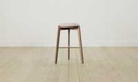 The Stanton Bar & Counter Stool - Nubuck Leather Sail