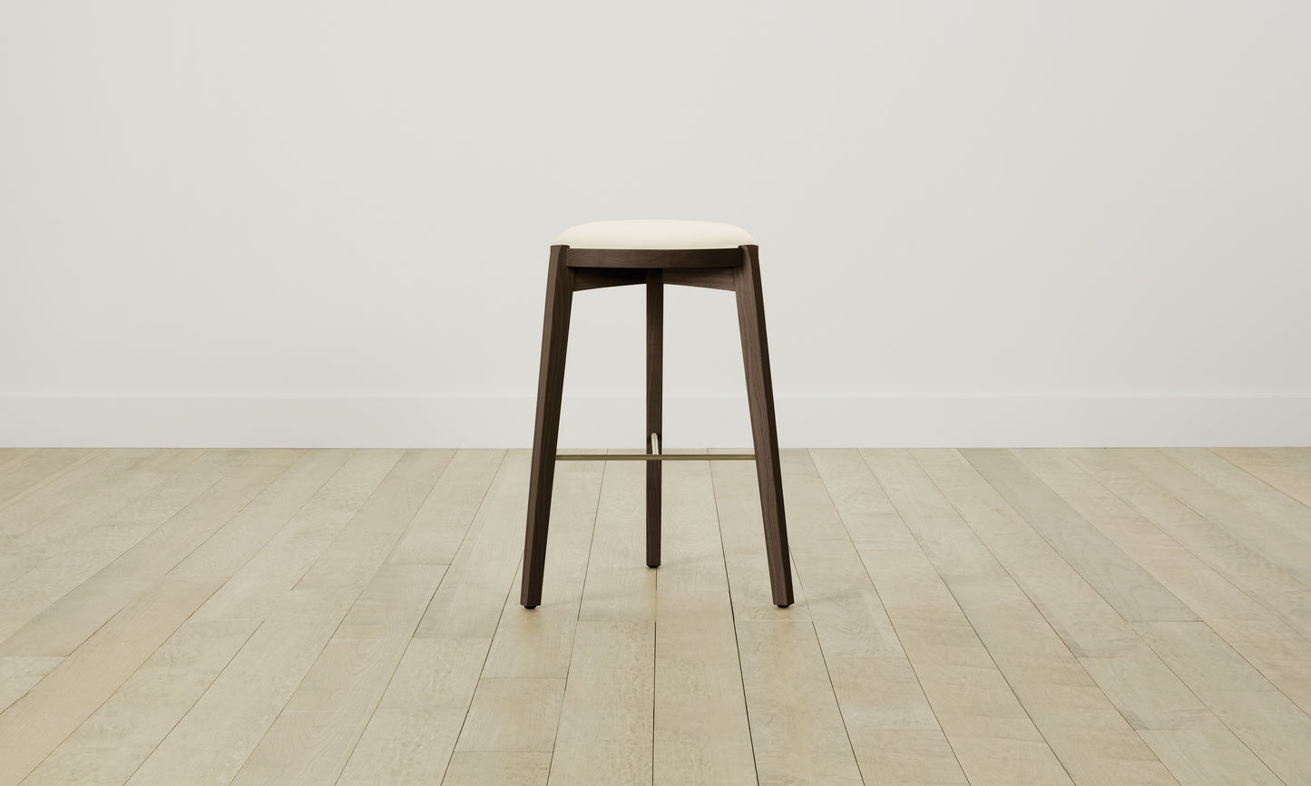 The Stanton Bar & Counter Stool - Pebbled Leather Swan