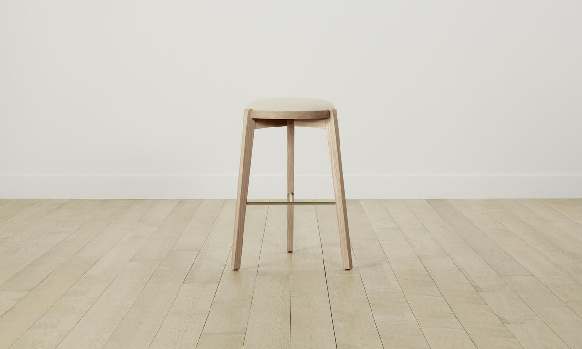 The Stanton Bar & Counter Stool - Performance Linen Weave Prairie
