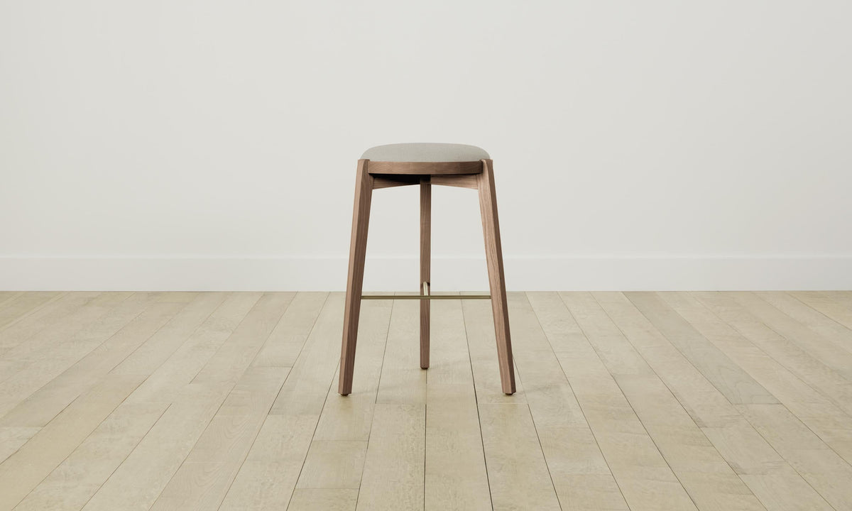 The Stanton Bar & Counter Stool - Performance Linen Weave Beige