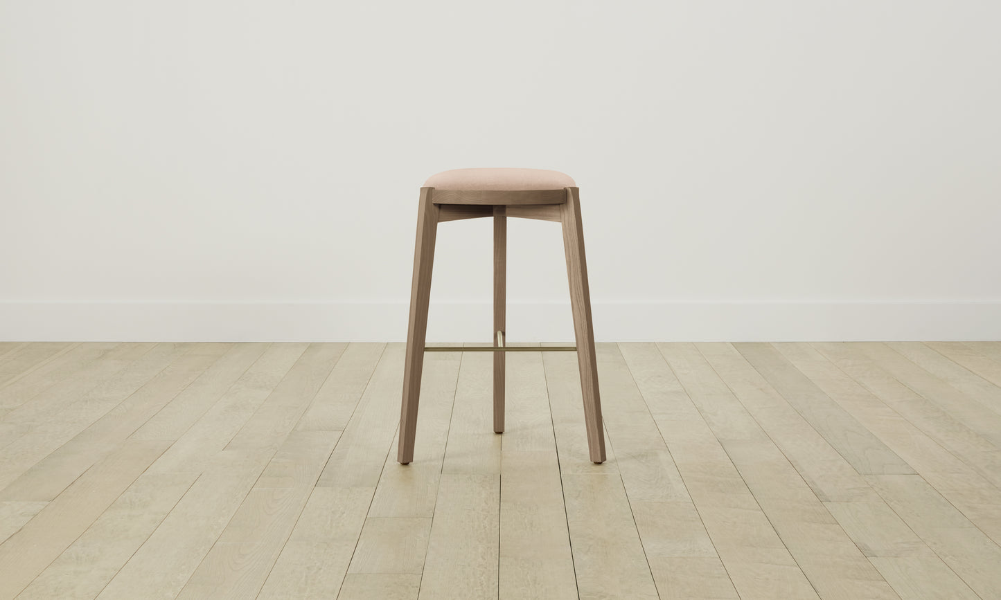 The Stanton Bar & Counter Stool - Performance Velvet Dusty Rose