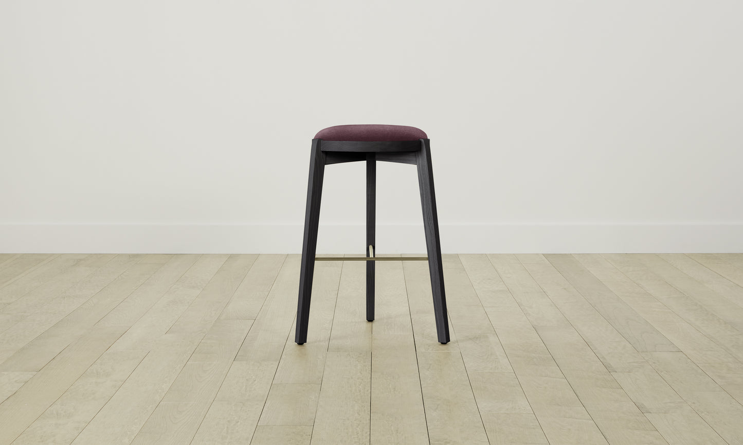 The Stanton Bar & Counter Stool - Performance Velvet Merlot