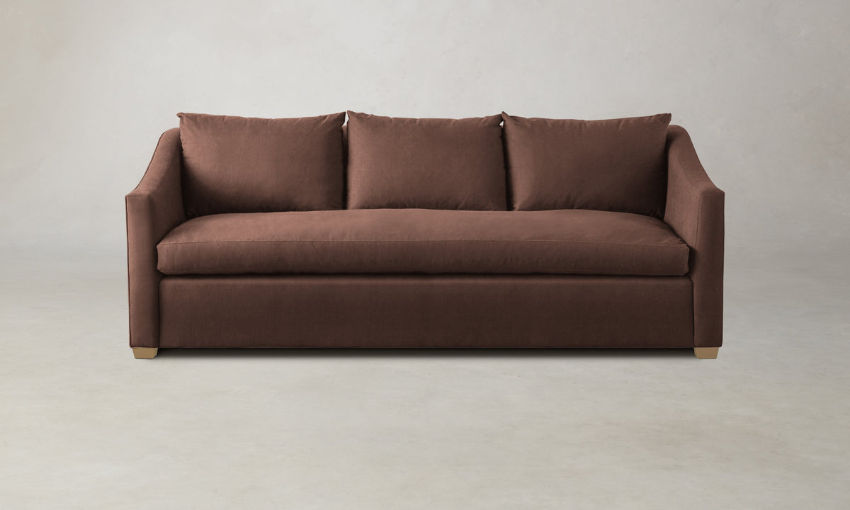 The Sullivan Sofa - Marled Alpaca Velvet Molasses