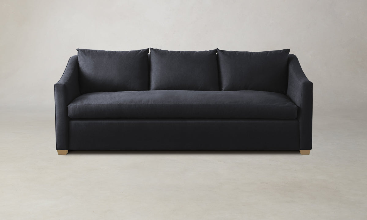 The Sullivan Sofa - Marled Alpaca Velvet Nightfall