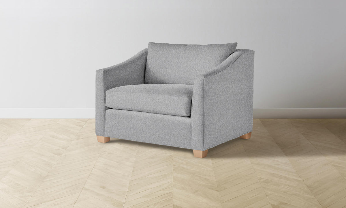The Sullivan Chair-and-a-Half - Italian Bouclé Waterfall
