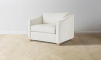 The Sullivan Chair-and-a-Half - Performance Linen Weave Flour