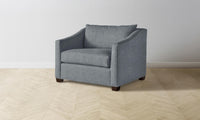 The Sullivan Chair-and-a-Half - Performance Mélange Weave Aegean