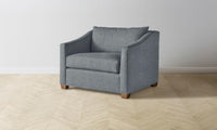 The Sullivan Chair-and-a-Half - Performance Mélange Weave Aegean