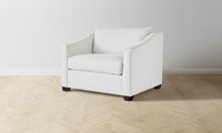 The Sullivan Chair-and-a-Half - Performance Linen Weave Pure White