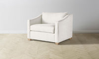 The Sullivan Chair-and-a-Half - Performance Textured Tweed Snow