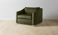 The Sullivan Chair-and-a-Half - Performance Velvet Olive