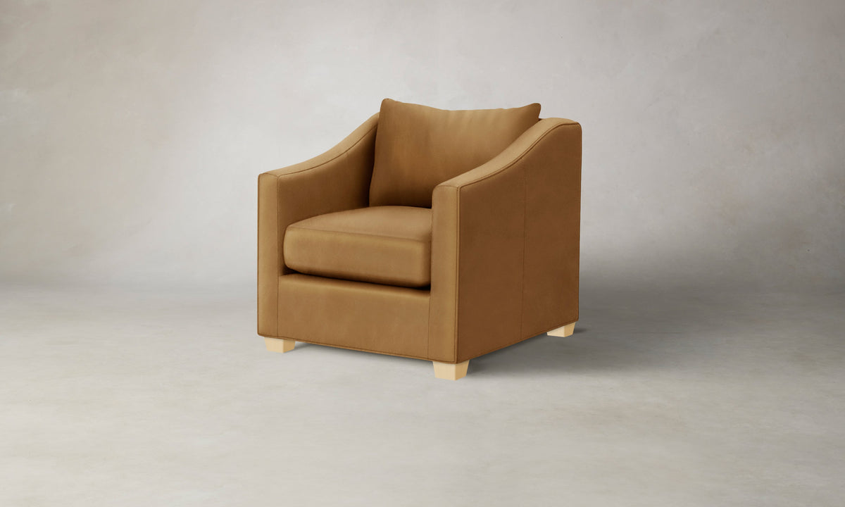 The Sullivan Chair - Costa Leather Nutmeg