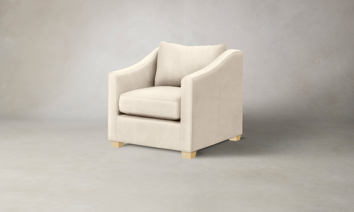 The Sullivan Chair - Costa Leather Sesame